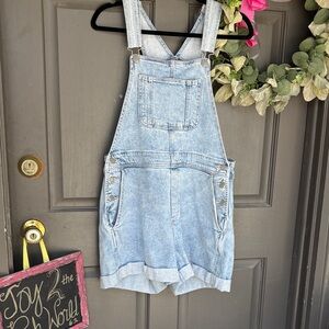 Light Blue Denim Overalls